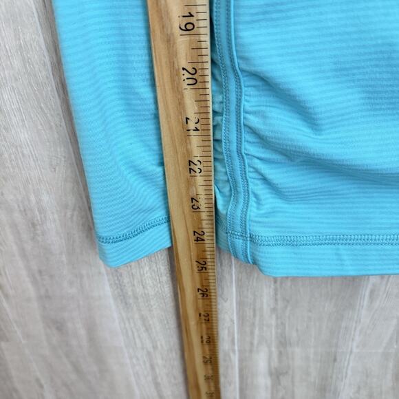 Lululemon Wholehearted Tank Size 4 Blue LFull Length Athletic Yoga Running Gym - Picture 8 of 10